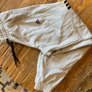 ADIDAS women’s beige/black joggers